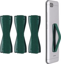 kwmobile Support pour smartphone - Lot de 3 - Métallisé pétrole