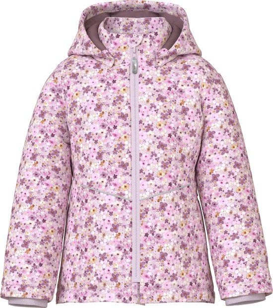 NAME IT NMFMAXI Jacket - Girls - Size 98 - Orchid IceAOP:FLOWER LOVE