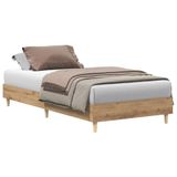 VidaXL Bedframe Artisan Oak 100x200 cm