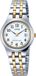 Lorus RH787AX9 dames horloge - zilver en goud - edelstaal - analoog - staal - wit - datum