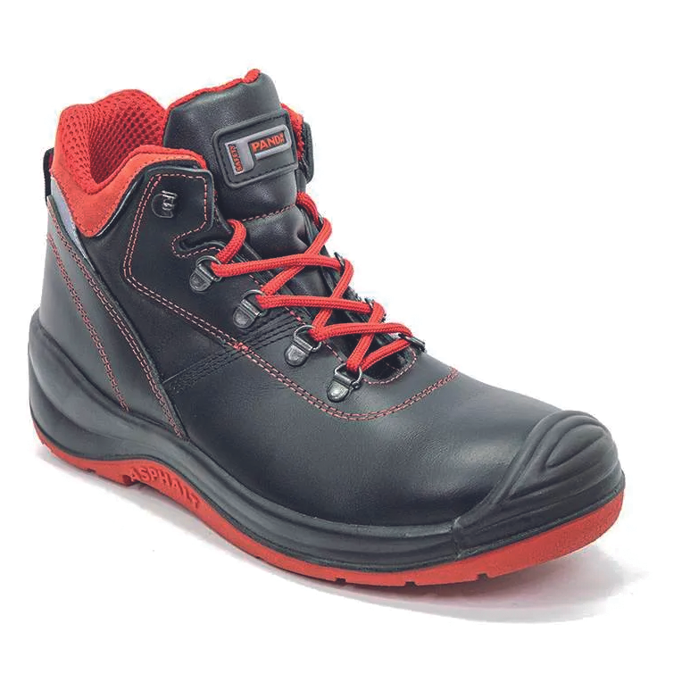 Cerva Panda Asphalt hoge Dakdekkersschoen S3S | Kleur Zwart | Maat 46