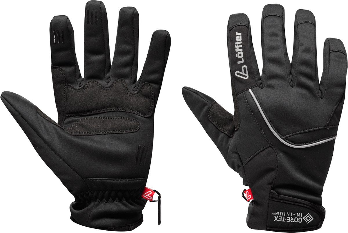 Loeffler Tour Gloves WS Warm - Softshell - Zwart - 9-9.5