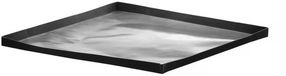 HENDI Ovenschaal vierkant - PTFE-kunststof - anti-aanbaklaag - 28x28x1,5 cm - zwart