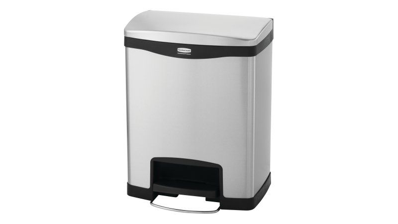 Rubbermaid 1901987 Vuilnisbak - 30 liter - Zwart, Grijs