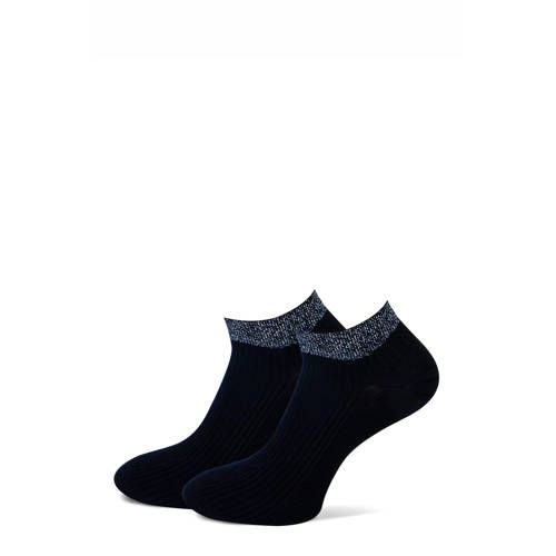 Marcmarcs Moscow sneakersokken - 2 paar zwart