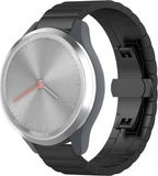 Strap-it Garmin Metalen bandje geschikt voor Vivomove 3s / Vivoactive 4s / Venu 2s - Zwart