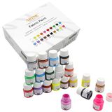 ARTME Textielverf Kleurstof Set 20 Kleuren 20ml x20 - Wasbestendig