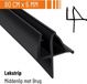 Simple Fix Lekstrip - Douchestrip - Waterkering - 80CM Lang - 4-8MM Glasdikte - Bolprofiel