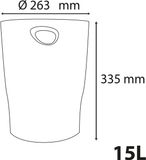 Exacompta 8x Papiermand Ecobin - Geassorteerd