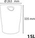 Exacompta 8x Papiermand Ecobin - Geassorteerd
