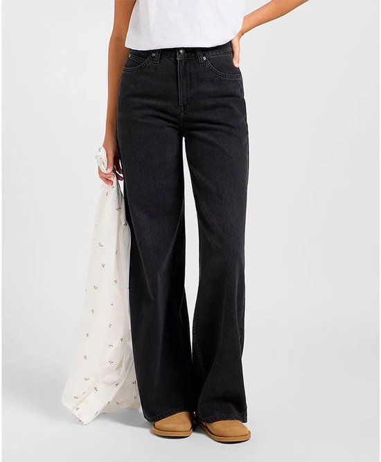 Lee Stella Dames Wide Leg Jeans Dark Memory