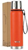 VANN® 3-wandige RVS thermosbeker 500ml - Oranje