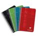 Clairefontaine spiraalblok 120 x 75 mm geruit 90 grams 180 vel assorti 5 stuks