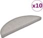 vidaXL Trapmatten 10 st 56 x 17 x 3 cm Taupe