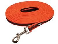 Nobby Sleeplijn 10 meter - Anti Slip - Neopreen - Oranje - Looplijn - Hondenriem - Trainingslijn