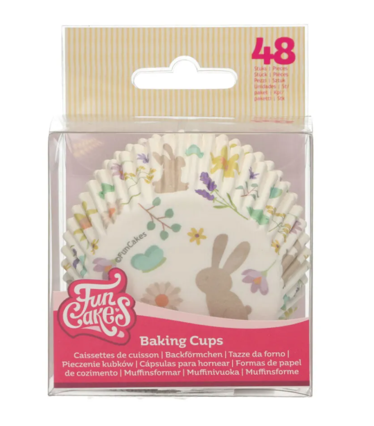FunCakes F84275 - Bakvormen - Meerkleurig - Papier - Rond - 48 stuks