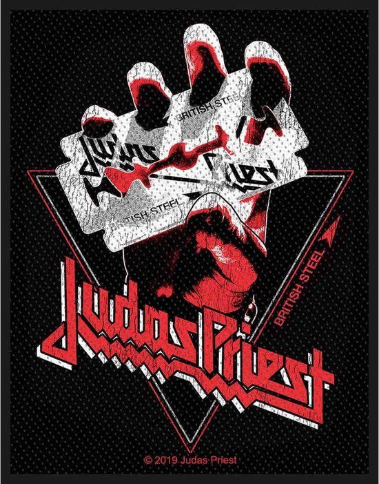 Judas Priest British Steel Vintage Unisex Patch - meerkleurig - Standard