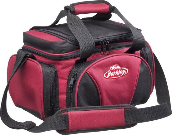Berkley System Bag - Rood/Zwart - 35x23x22cm - Inclusief 4 Boxen