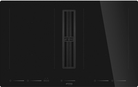 Smeg Universal HOBD682D2 - Inductiekookplaat - 83 cm - 4 zones - Zwart - Met afzuiging