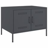 VidaXL Salontafel 68x50x50,5 cm staal antracietkleurig