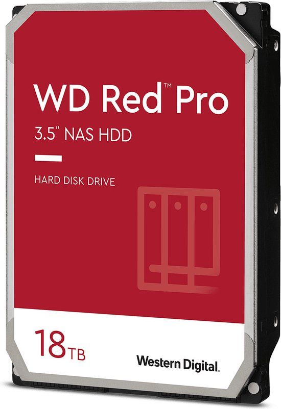 Western Digital Red Pro 18 TB - 3.5 inch NAS Hard Drive - WD181KFGX
