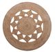 Atout Ciel - Rond opengewerkt vloerkleed van natuurlijk jute, 80 cm