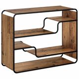 vidaXL Dressoir Oud hout 98 x 37.5 x 75.5 cm Bewerkt hout