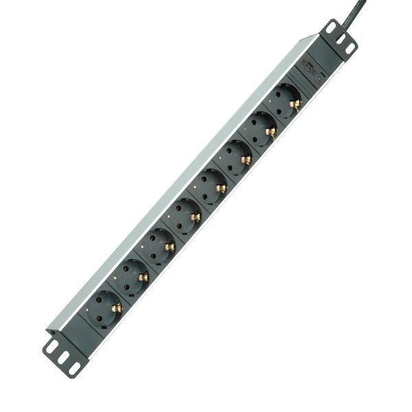 ROLINE 19.07.1622 - Stekkerdoos - Aluminium - 2m