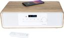 Thomson MIC301IBT Système audio domestique 10 W Blanc, Bois