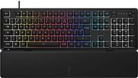 Corsair SKIFF 100 Clavier de jeu à membrane filaire - Azerty - 10 zones - LED RVB - Noir