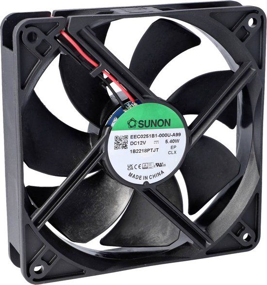 Sunon EEC0252B3-000U-A99 Axiaalventilator 24 V/DC 127.39 m³/h