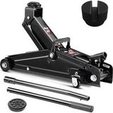 Deuba® Cric hydraulique 3 tonnes voiture véhicule 135-400 mm - patin en caoutchouc