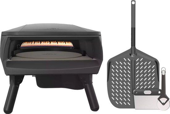 Witt Piccolo Rotante 16' Pizza Oven Mat Black + Toolbox 3