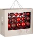 Mica Decorations Kerstballen Set - 42 Stuks - Ø7 cm - Glas - Rood
