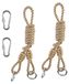 Corde de balançoire réglable 180 cm - Jeu de 2