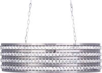 Beliani CAVONE Hanglamp - Zilver - Metaal - 2 x E27