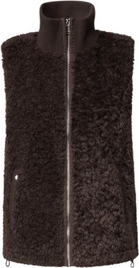 Street One Icecat Bodywarmer van imitatiebont met tricotdetails