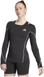 Adidas BTN Running T-shirt met lange mouwen Zwart L Vrouw