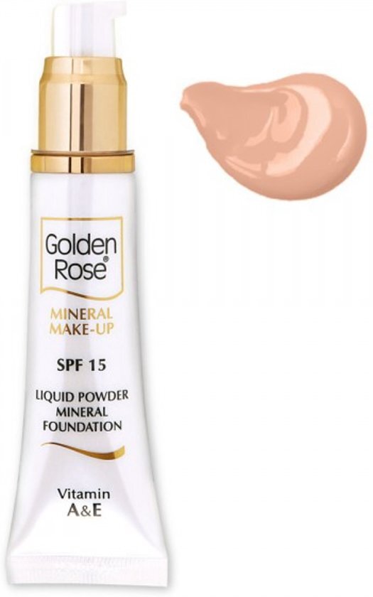 Golden Rose MINERAL LIQUID FOUNDATION 3 Topklasse minerale foundation