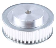 RS PRO Aluminium tandriemschijf voor 16 mm riemen, 40 tanden/verdeling 5 mm, boring 8 mm