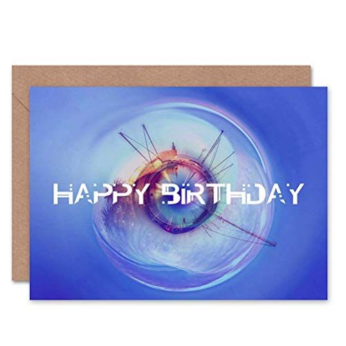 Wee Blue Coo Verjaardagskaart - Kleine Planeethaven