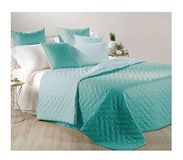 Caleffi - Sprei, gewatteerd, effen, voor Frans bed, koraal