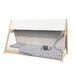 WEBER INDUSTRIES Tipi Hutbed 70x140 + 1 canvas + 1 lattenbodem / naturel