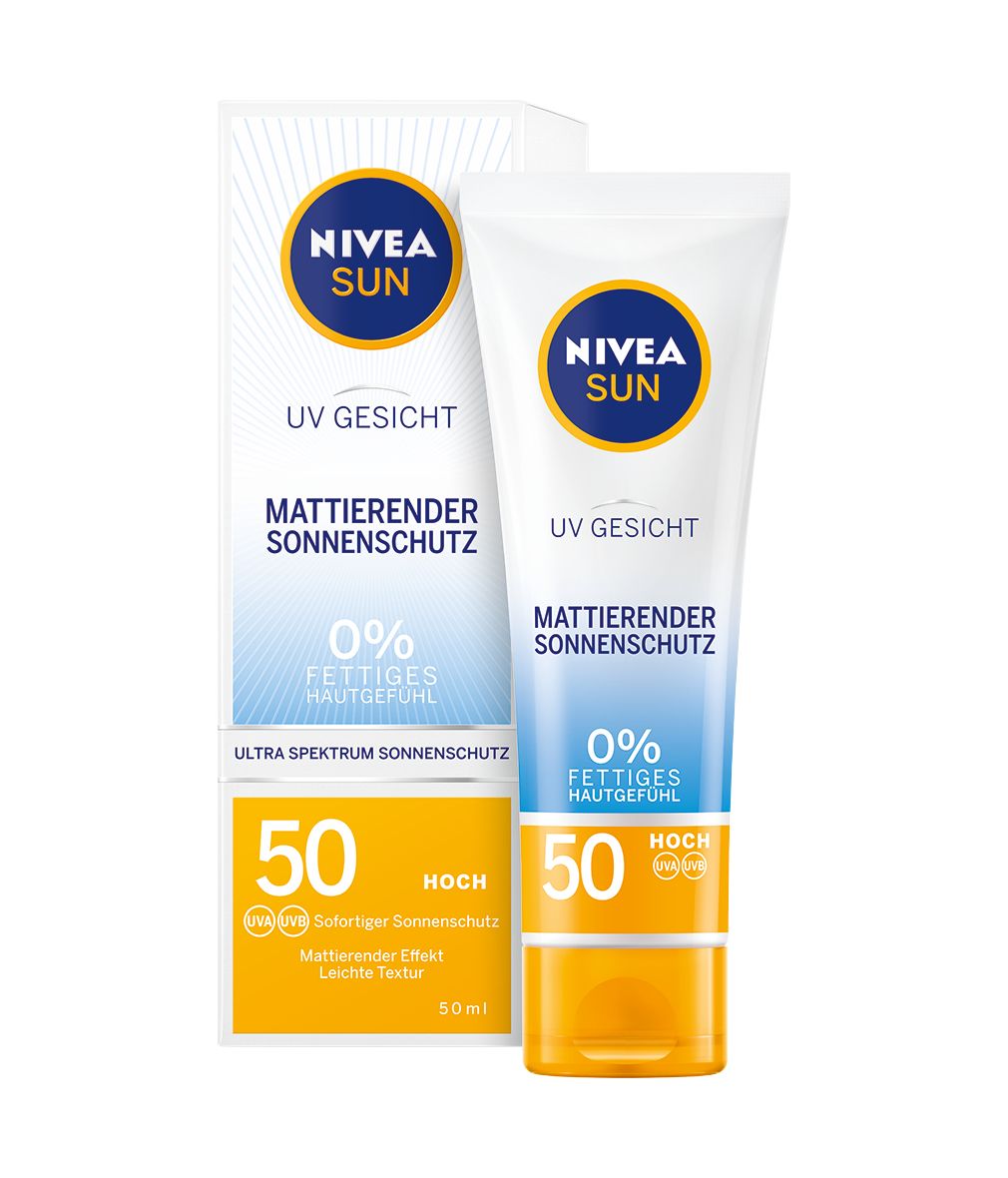 NIVEA SUN Zonnematerende gezichtscrème SPF50 - 50 ml