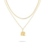 Tamaris Halsketting TJ-0597-N-47 roestvrij staal IP goud, 47 cm