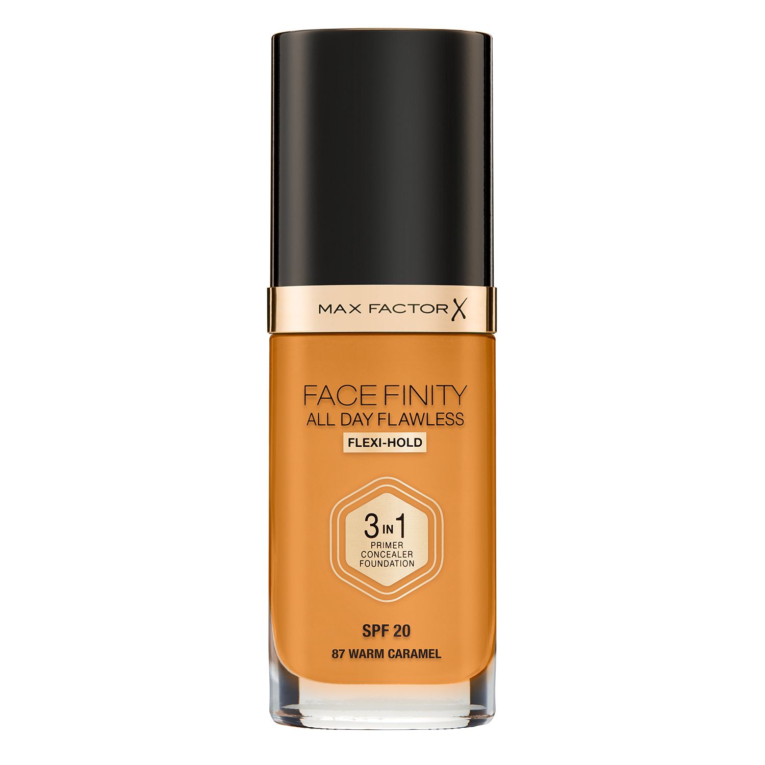 Max Factor Facefinity All Day Flawless 3 in 1 Foundation - 87 WARM CARAMEL