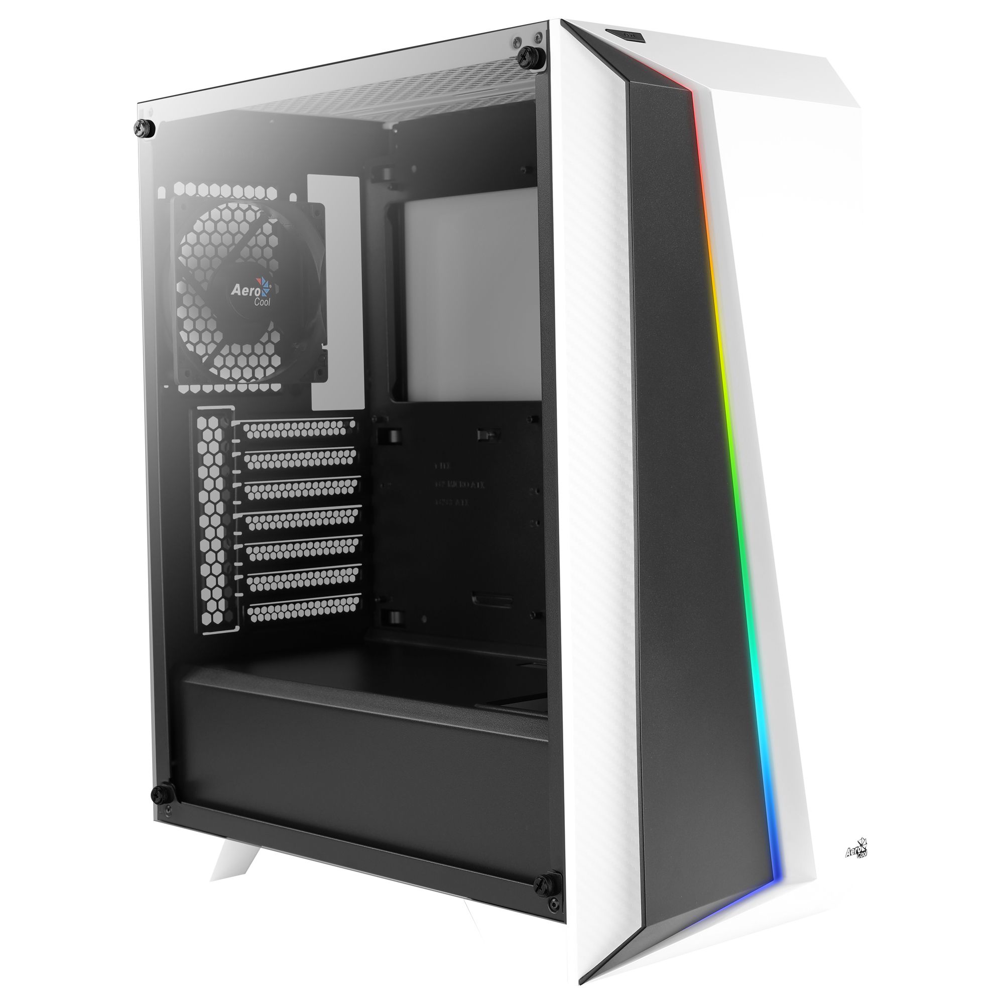 Aerocool Cylon PRO-G-WT-V2 - PC Case - White