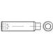 TOOLCRAFT 118384 Stifttap M20 45 mm Staal 50 stuk(s)