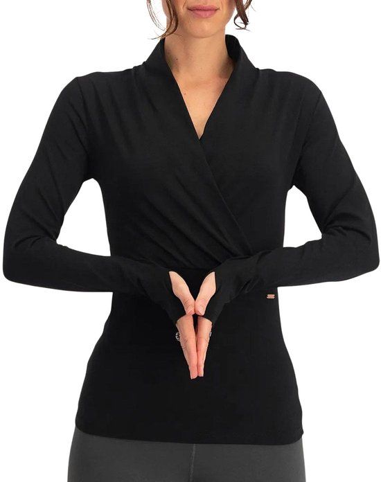 Urban Goddess Ishtar Longsleeve Yoga Shirt Dames Zwart XL