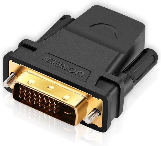 Ugreen HDMI Female naar DVI 24+1 Male Adapter - Zwart
